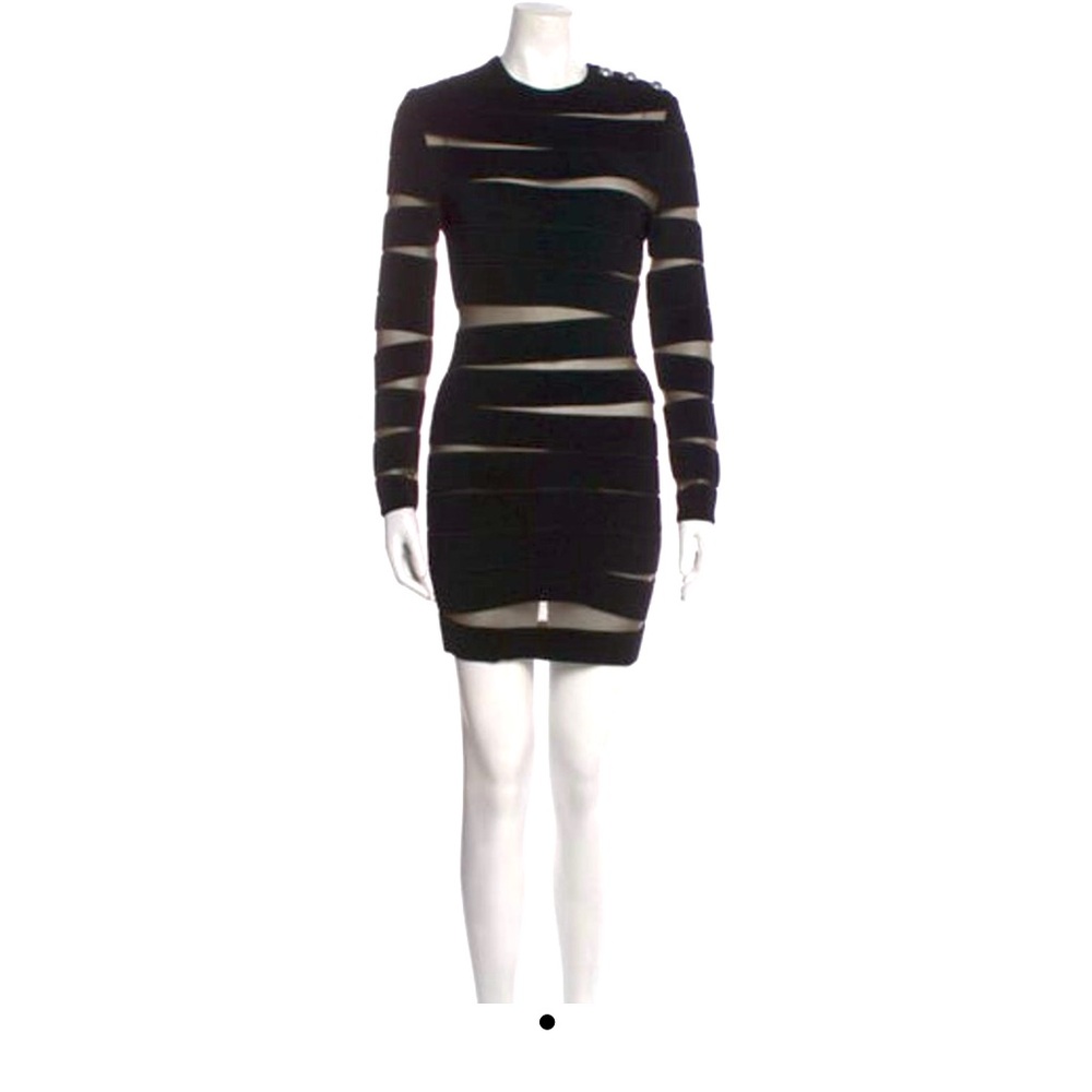 Balmain long sleeve Mini-dress NWOT